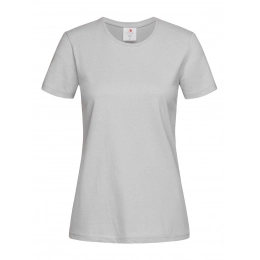 Классическая облегающая футболка для женщин