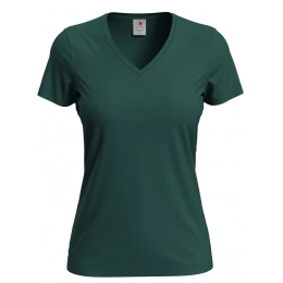 Классическая футболка с V-образным вырезом