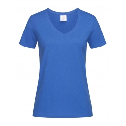 Классическая футболка с V-образным вырезом