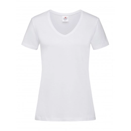 Классическая футболка с V-образным вырезом