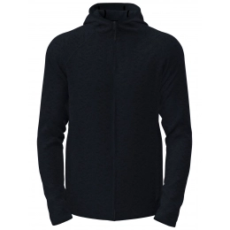 Lux Hooded Knit Fleece Jacket