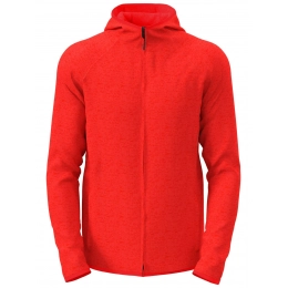 Lux Hooded Knit Fleece Jacket
