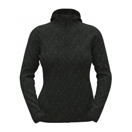 Lux Hooded Knit Fleece Jacket