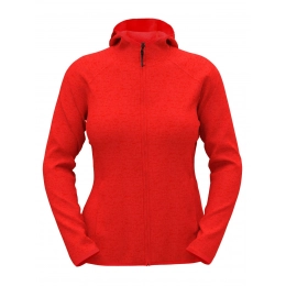Lux Hooded Knit Fleece Jacket