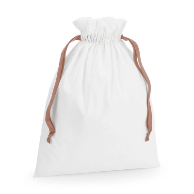 
                                            Cotton Gift Bag With Ribbon Drawstring
                                            