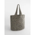Leopard print canvas Shopper