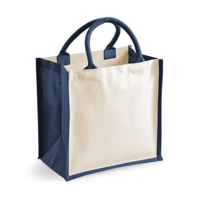 
                                            Printers Midi Jute Tote
                                            