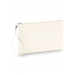 Холщовый клатч на запястье