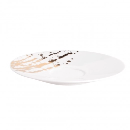 Splendor Saucer 16cm white gold