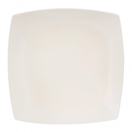 Regular dinner plate, 27 cm, cream porcelain