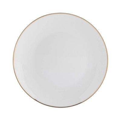 
                                                Bella gold line dessert plate 20 cm cream porcelain
                                                