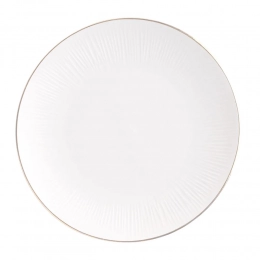 Alessia Gold Line dinner plate NBC 25 cm cream porcelain