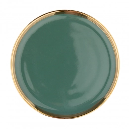 Aurora Gold dessert plate NBC 20 cm green