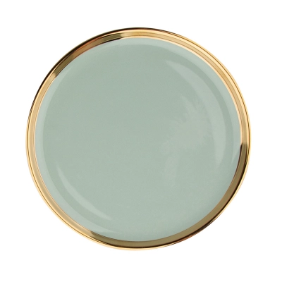 
                                            Aurora Gold dessert plate NBC 20 cm light green
                                            