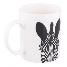 Pets straight mug NBC 300 ml dec. Zebra color box
