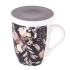 Black Lily mug NBC 300 ml with filter and lid in PVC sleeve Black Lily mug NBC 300 ml with filter and lid in PVC sleeve