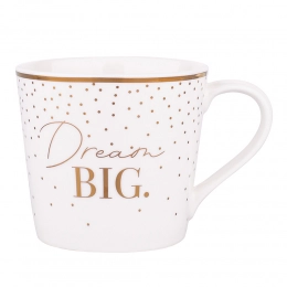 Conical mug NBC 350 ml dec. Dream big