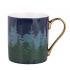 Misty Forest straight mug with gold handle NBC 300 ml, dec. III