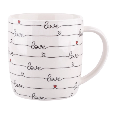 
                                            Wide mug NBC 300 ml dec. Heartbeat
                                            