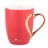 Heart Reflection barrel mug with gold handle NBC 300 ml pink Heart Reflection barrel mug with gold handle NBC 300 ml pink