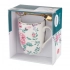 Charlotta mug NBC 300 ml with spoon with porcelain element light in gift box Charlotta mug NBC 300 ml with spoon with porcelain element light in gift box