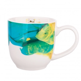 Кружка Emotions объемом 300 мл с декором.