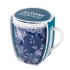 Elisabeth mug with filter and lid NBC 300 ml navy blue in PVC sleeve Elisabeth mug with filter and lid NBC 300 ml navy blue in PVC sleeve