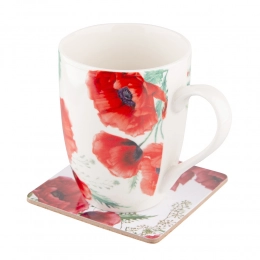 Mak barrel mug nbc 300 ml with coaster in color box