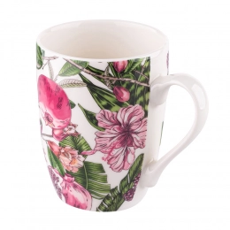 Hibiskus barrel mug NBC 300 ml dec. I