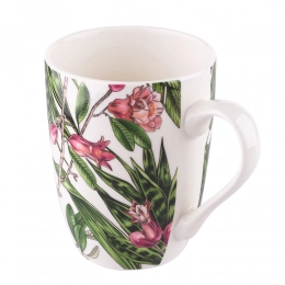 Кружка-бочонок с гибискусом NBC 300 мл дек. II