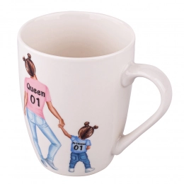 Barrel mug NBC 300 ml dec. Queen girl