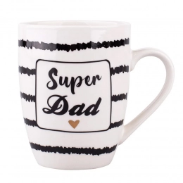 Barrel mug NBC 300 ml dec. Super dad