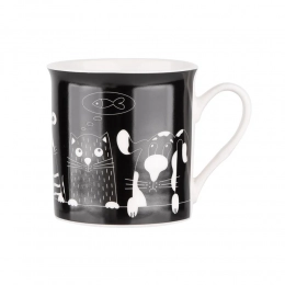 Cool Friends straight mug with rim NBC 250 ml black