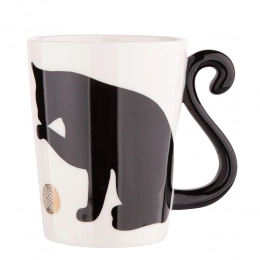 Black cat mug NBC 250 ml dec. B