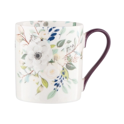 
                                            Прямая кружка Inez NBC объемом 350 мл с декором.
                                            