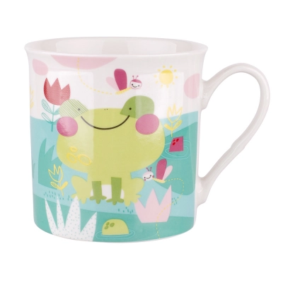 
                                            Straight mug with rim NBC 250 ml dec. Frog
                                            