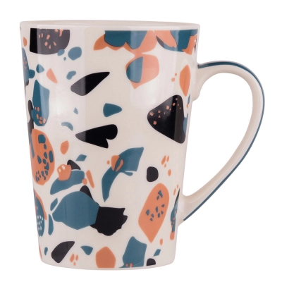 
                                            Tall conical mug NBC 450 ml Terrazzo dec. A
                                            