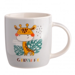 Wide barrel mug NBC 300 ml dec. Giraffe