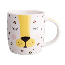 Wide barrel mug NBC 300 ml dec. Leopard