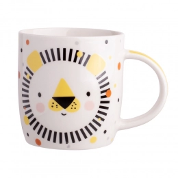 Wide barrel mug NBC 300 ml dec. lion