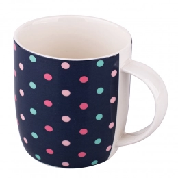 Wide barrel mug NBC 300 ml DOTS dec. C