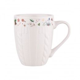 Scandi Wool barrel mug NBC 300 ml