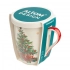 Christmas Tree barrel mug NBC 300 ml with filter and lid in sleeve Christmas Tree barrel mug NBC 300 ml with filter and lid in sleeve