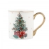 Christmas Tree straight mug with golden handle NBC 300 ml Christmas Tree straight mug with golden handle NBC 300 ml