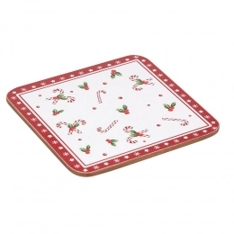 Œwi¹teczna Choinka barrel mug NBC 300 ml with coaster dec. C color box BZ