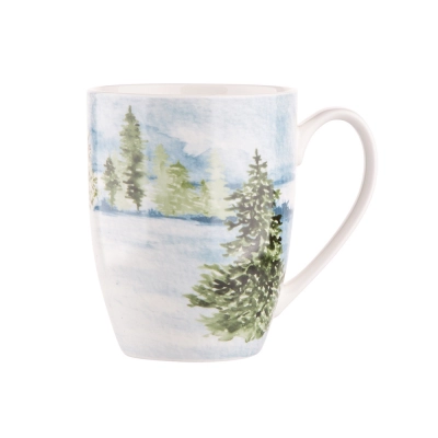 
                                            White Christmas barrel mug NBC 300 ml dec. Forest
                                            