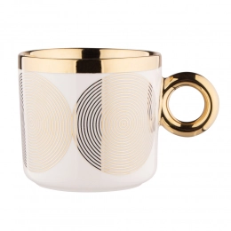 Palazzo mug NBC 350 ml dec. Gold circles