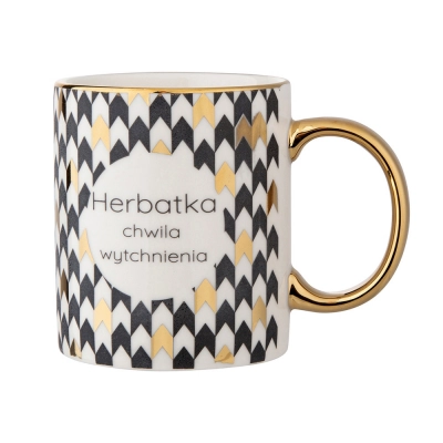 
                                            Gold Dream straight mug NBC 250 ml with golden handle dec. Tea
                                            