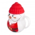 Winter mug NBC 350 ml with silicone lid Sanata Claus in sleeve Winter mug NBC 350 ml with silicone lid Sanata Claus in sleeve