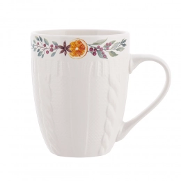 Barrel mug NBC 330 ml dec. Winter tea